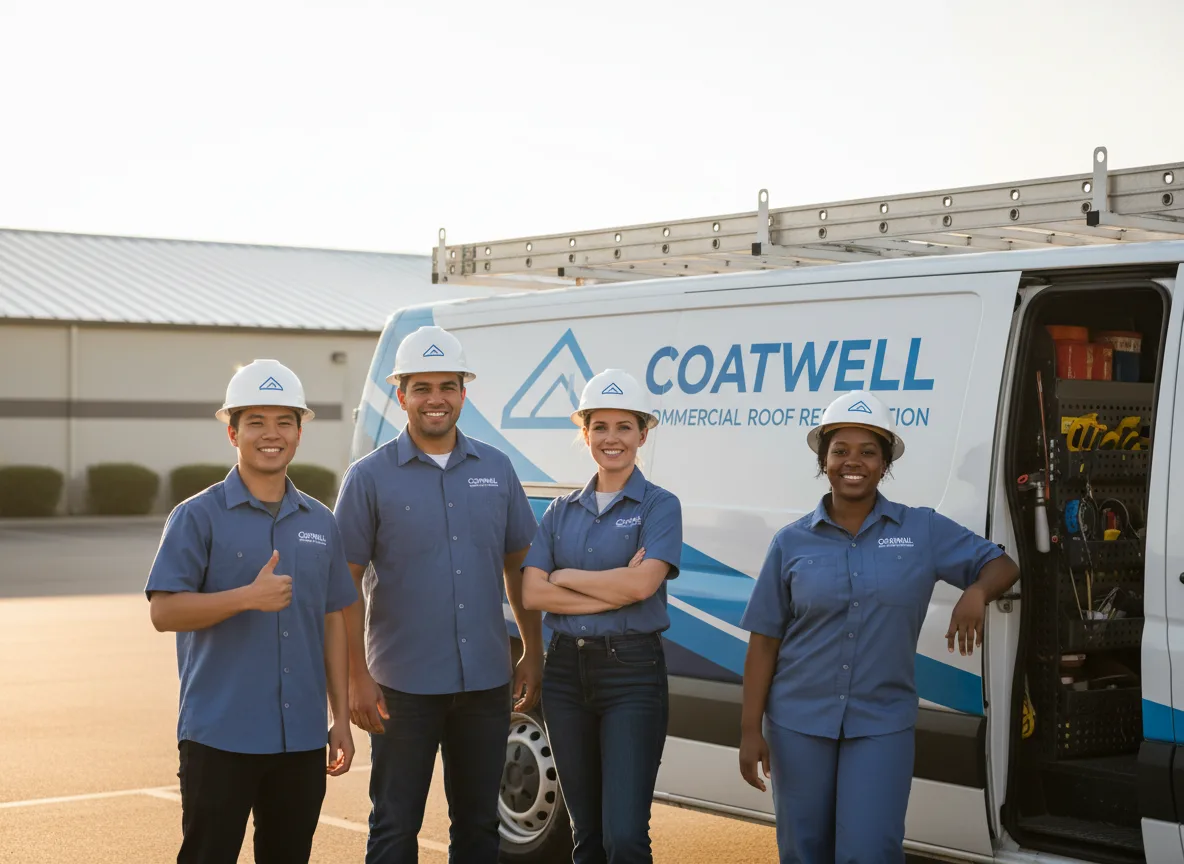 Commercial roof coating company in Fertile, IA